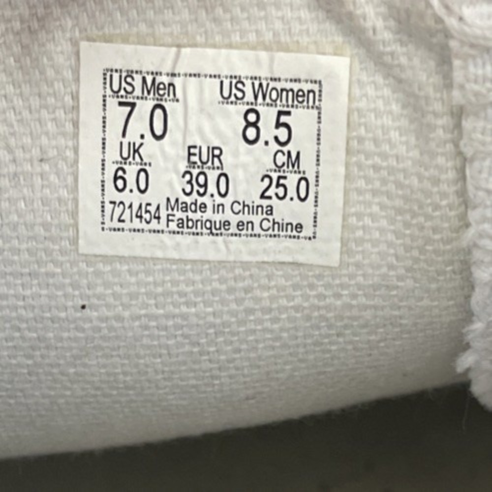 Vans Shoes Pearl Purple Iridescent Unisex W8.5 M7 Sneakers Classic Color Change - Picture 13 of 14